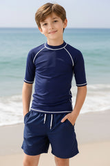 RASHVEST KID S/S COLORBLOCK UPF 50