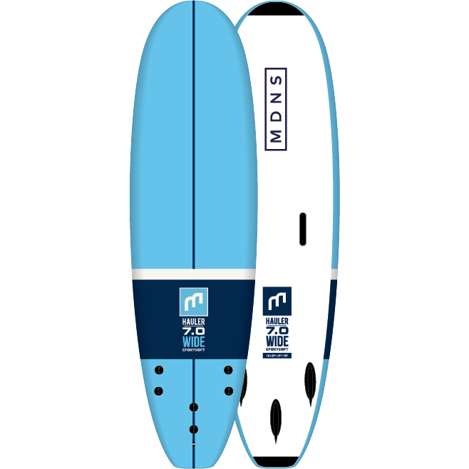 MDNS SOFTBOARDS EPOXYSOFT WIDE HAULER 7'0 SKYBLUE NAVY