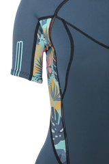 PIONEER YOUTH 2/2 BACKZIP SHORTY GIRL NAVY/SEAFOAM MATISSE - YOUTH'S WETSUITS 23 - MDNS SURF