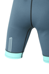 PIONEER YOUTH 2/2 BACKZIP SHORTY GIRL NAVY/SEAFOAM MATISSE - YOUTH'S WETSUITS 23 - MDNS SURF