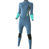 PIONEER YOUTH 4/3 BACKZIP STEAMER GIRL NAVY/SEAFOAM METISSE - YOUTH'S WETSUITS 23 - MDNS SURF