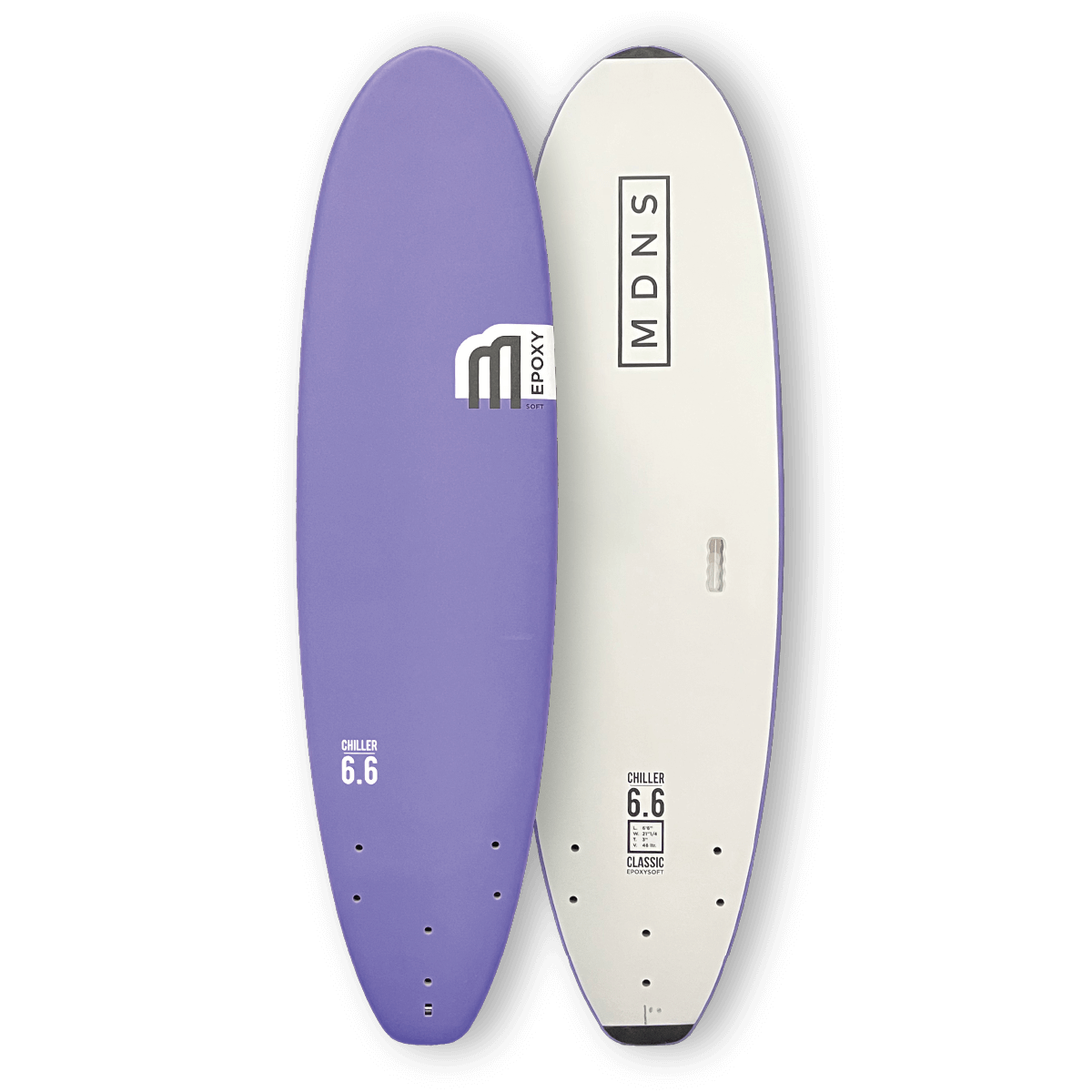 SOFTBOARDS EPOXYSOFT CHILLER 6’6 CLASSIC PURPLE