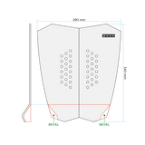 DOBLE RECICLADO <tc>PAD</tc> TODO NEGRO