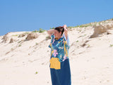 PLUSH PONCHO - UNO SEAFOAM MATISSE - MDNS SURF
