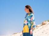 PLUSH PONCHO - UNO SEAFOAM MATISSE - MDNS SURF