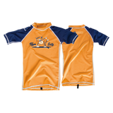 Lycra Bébé Anti-UV Manches Courtes Logo UPF 50+
