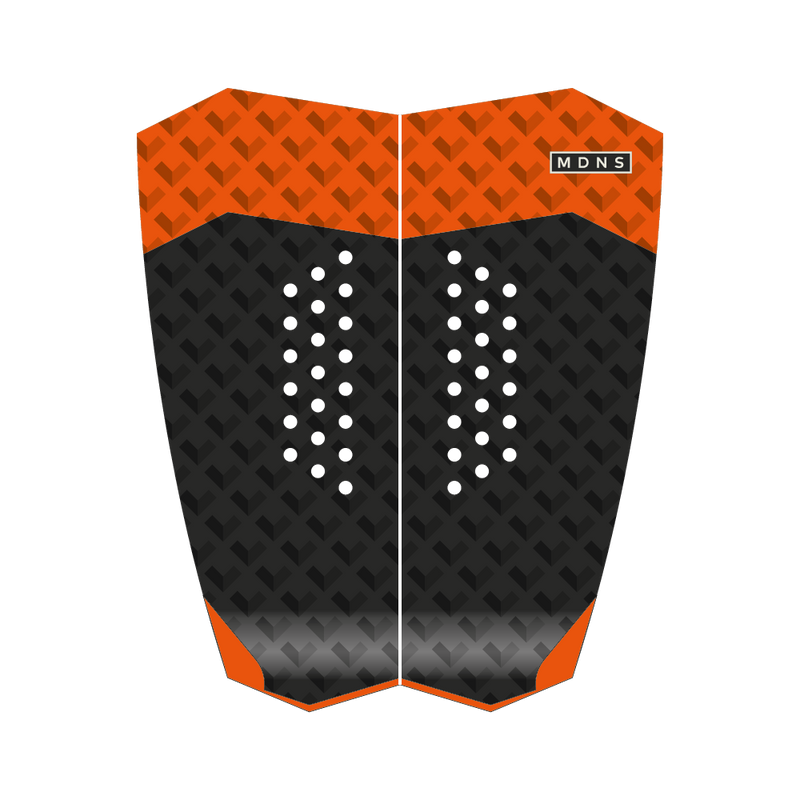 MDNS SURF - Pads - Tractions Pad Double - Nosey Black/Orange - 2 Pieces