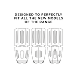 RECYCLED TRIPLE PAD ALL BLACK - MDNS SURF