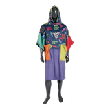 PLUSH PONCHO - DUO MULTI NEON - MDNS SURF