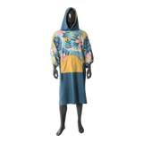 PLUSH PONCHO - UNO SEAFOAM MATISSE - MDNS SURF