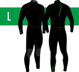 STAMIINA SURFSCHOOL WETSUITS MEN BACKZIP STEAMER 4/3 - MDNS SURF