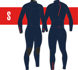 STAMIINA SURFSCHOOL WETSUITS WOMEN BACKZIP STEAMER 4/3 - MDNS SURF