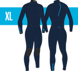 STAMIINA SURFSCHOOL WETSUITS WOMEN BACKZIP STEAMER 4/3 - MDNS SURF
