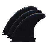 MDNS SURF - Fins - Classic 3 Fins Soft - 4.0" - Black - PVC - FX1