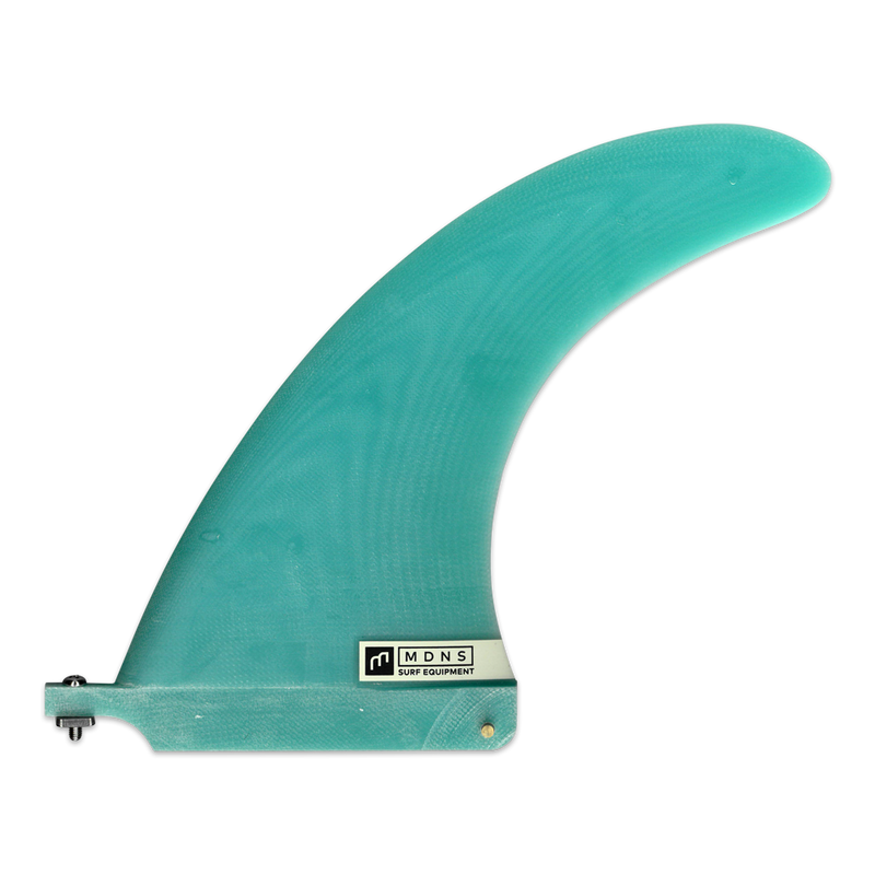 MDNS SURF - Fins - Vapor Full Fiberglass - 8.0" - Blue - Fiberglass