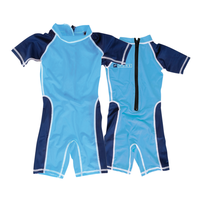 MDNS SURF - Rashvest - Shorty Baby Bi-Color - Blue/Navy - 92% Nylon - 8% Spandex - SPF 50+ UV Protection