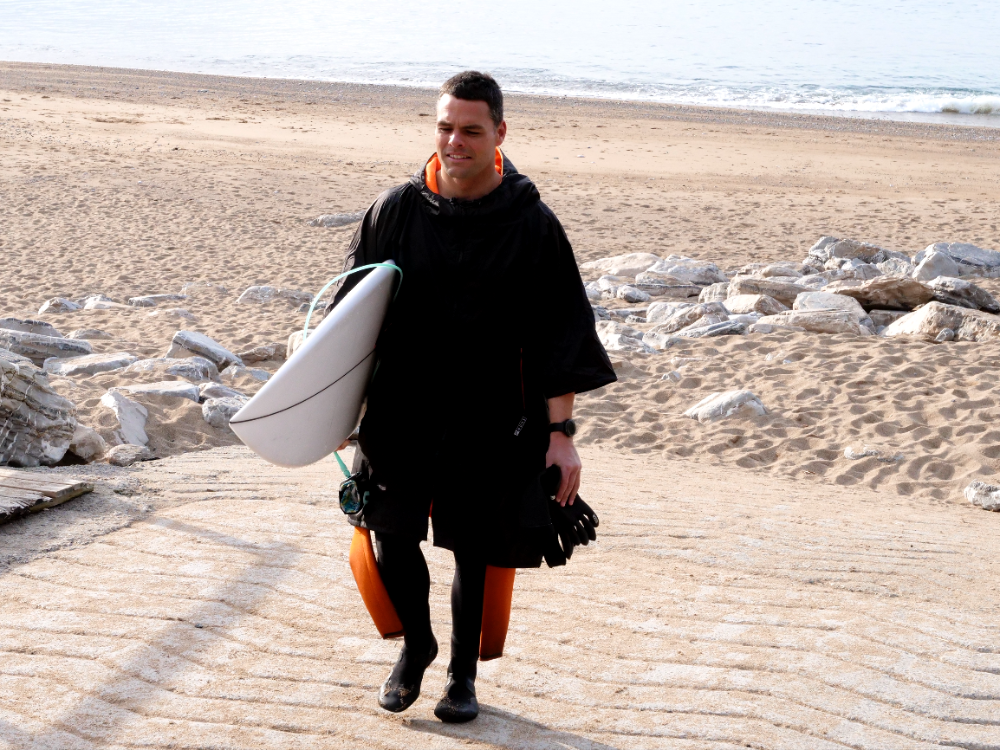 STAY DRY PONCHO ORANGE POLAR LINING - MDNS SURF