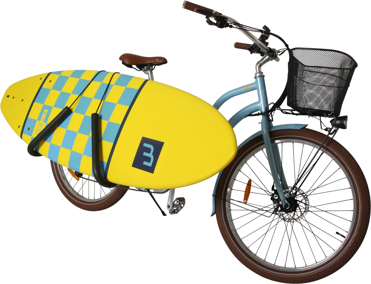 New Surf Rack Mini for Bike : la solution idéale pour transporter sa planche de surf à vélo