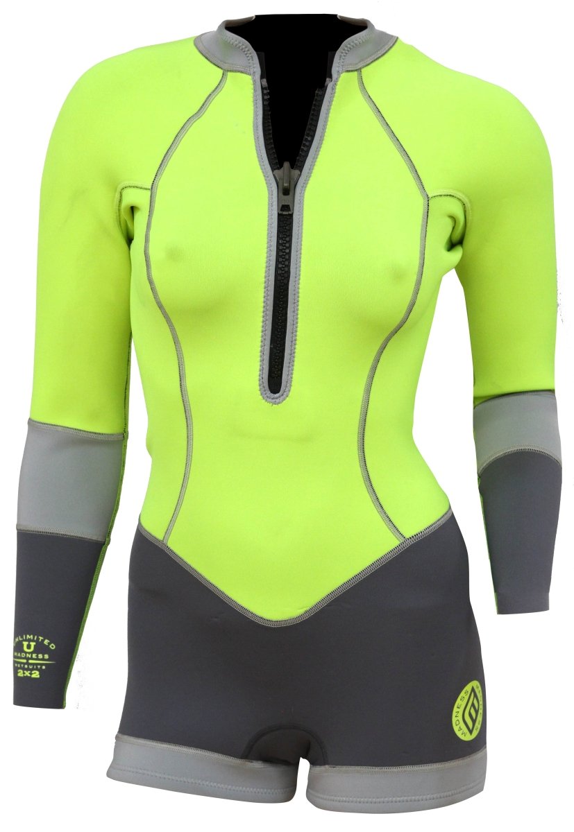 Shorty Femme 2/2mm Manches Longues Unlimited