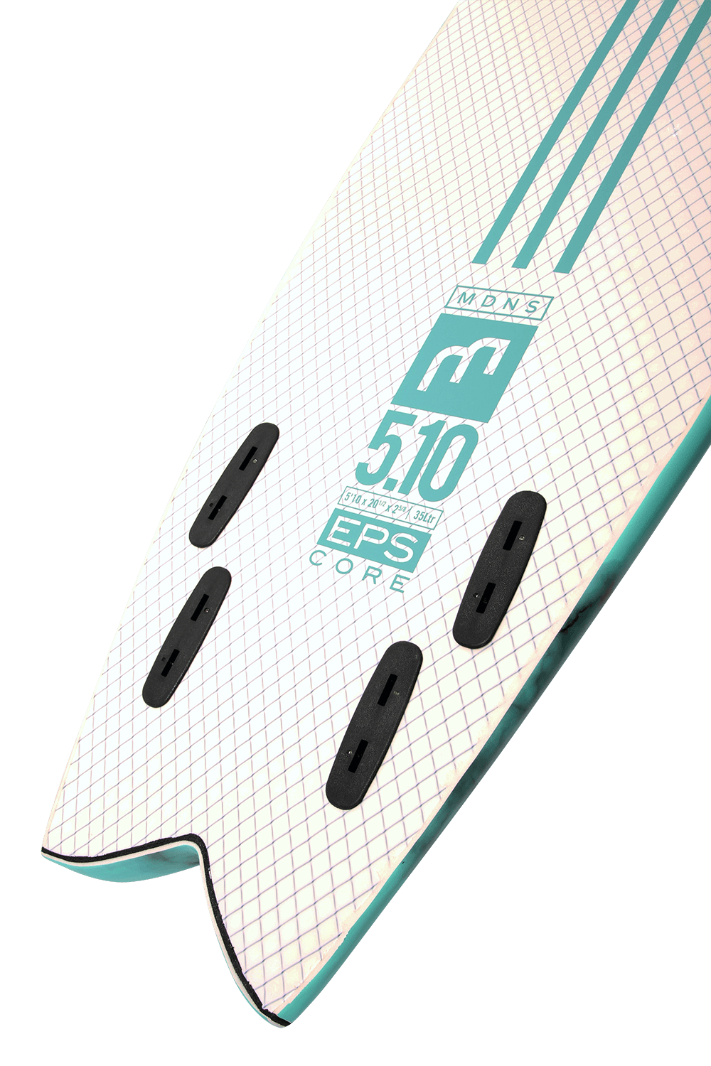 EPS Core Fish 5'10 Softboard