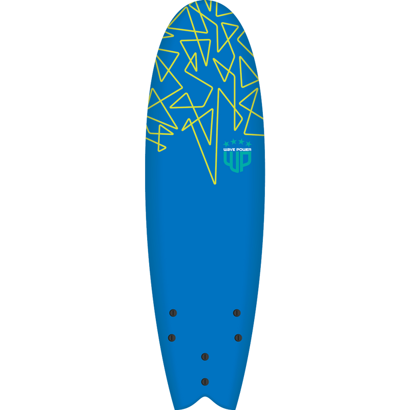 Soft Surfboards 5'10" Blue / Teal WAVE POWER