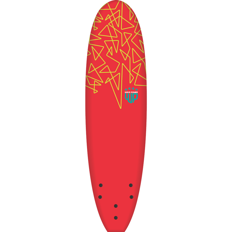 Soft Surfboards 7'0 WAVE POWER Red / Teal