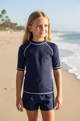 RASHVEST KID S/S COLORBLOCK UPF 50