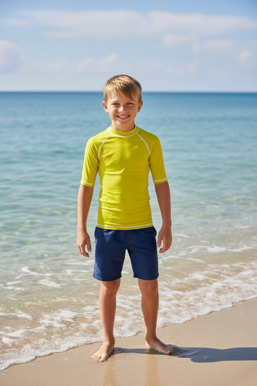 Rashvest Enfant S/S Colorblock UPF 50