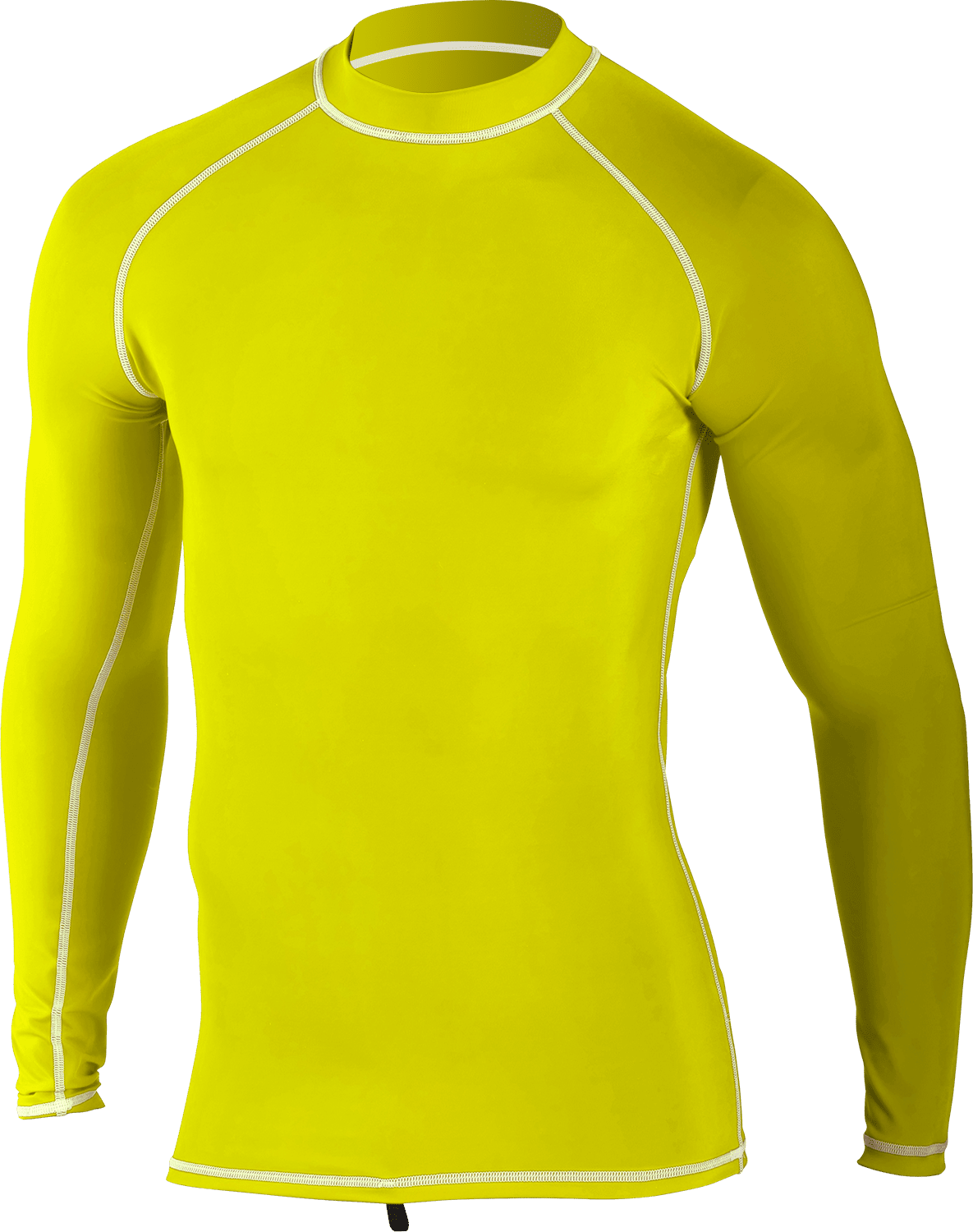 Lycra Enfant Anti-UV Manches Longues UPF 50 Colorblock Jaune