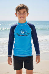 Rashvest Enfant L/S Bicolore Design Upf 50