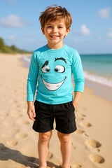 RASHVEST BABY L/S LOGO UPF 50