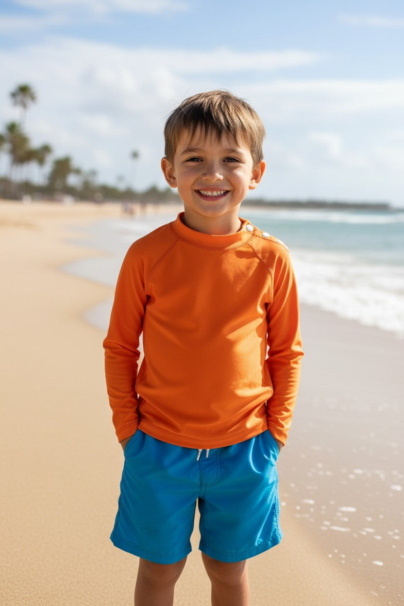 RASHVEST BABY L/S COLORBLOCK UPF 50