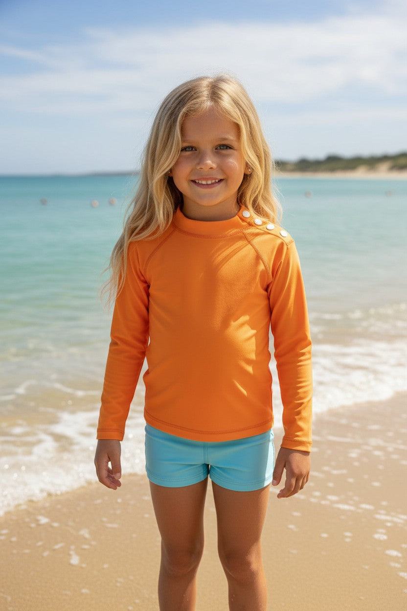 RASHVEST BABY L/S COLORBLOCK UPF 50
