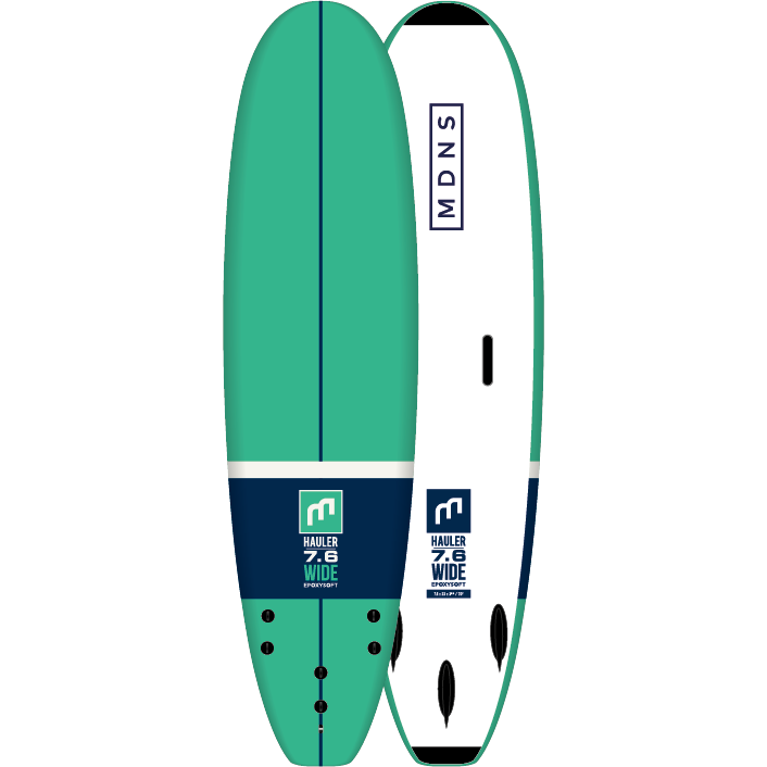 MDNS SOFTBOARDS EPOXYSOFT HAULER 7'6 GREEN NAVY