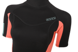  MDNS SURF - PIONEER WOMEN 2/2 BACKZIP SHORTY - WOMEN'S WETSUITS 23 - Black Coral