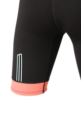  MDNS SURF - PIONEER WOMEN 2/2 BACKZIP SHORTY - WOMEN'S WETSUITS 23 - Black Coral