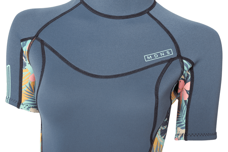 MDNS - PIONEER YOUTH 2/2 BACKZIP SHORTY GIRL NAVY/SEAFOAM MATISSE - YOUTH'S WETSUITS 23