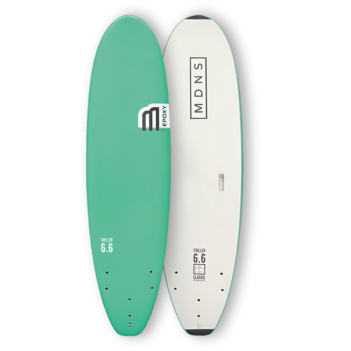SOFTBOARDS EPOXYSOFT CHILLER 6’6 CLASSIC GREEN