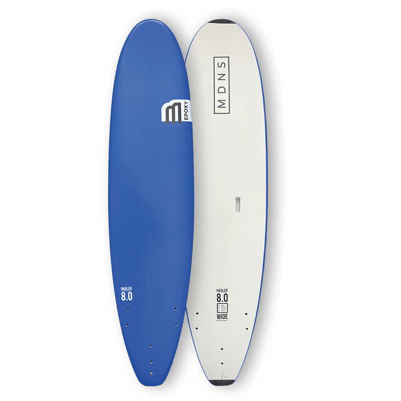 MDNS SFTBOARDS EPOXY SOFT WIDE HAULER 8'0 BLUE