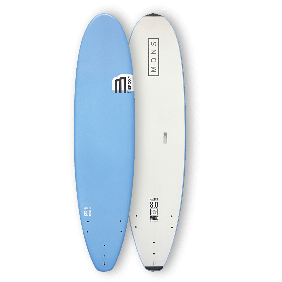 Epoxy Soft Surfboards - HAULER 8'0 MDNS Surf – MDNS SURF