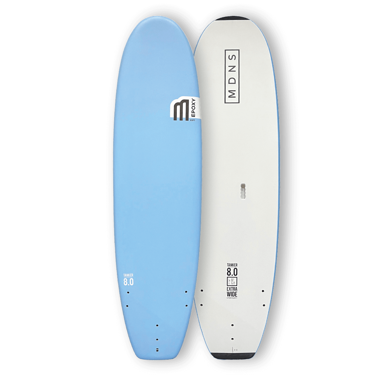 MDNS SOFTBOARDS EPOXYSOFT TANKER 8'0 SKYBLUE