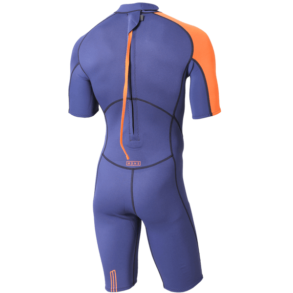 PIONEER YOUTH 2/2 BACKZIP SHORTY BOY NAVY/ORANGE - YOUTH'S WETSUITS 23