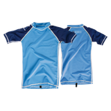 Lycra Anti-UV Bébé Manches Courtes Bicolore UPF 50+
