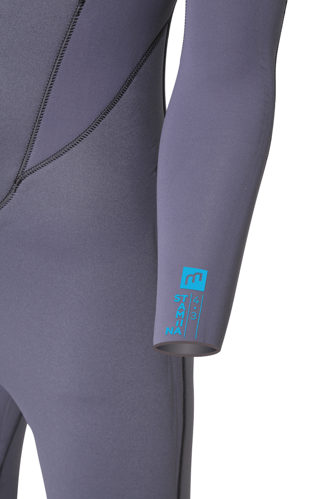 STAMIINA SURFSCHOOL WETSUITS WOMEN BACKZIP STEAMER 4/3 - MDNS SURF