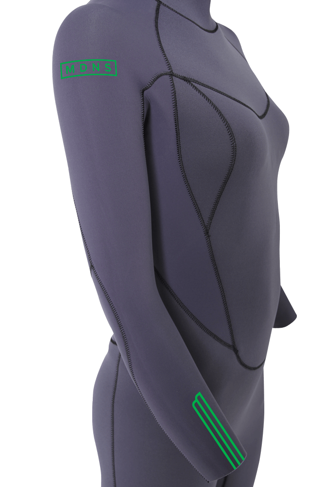 STAMIINA SURFSCHOOL WETSUITS WOMEN BACKZIP STEAMER 4/3 - MDNS SURF