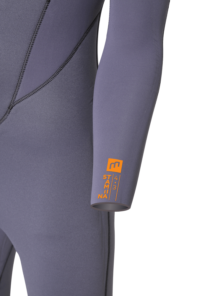 STAMIINA SURFSCHOOL WETSUITS WOMEN BACKZIP STEAMER 4/3 - MDNS SURF
