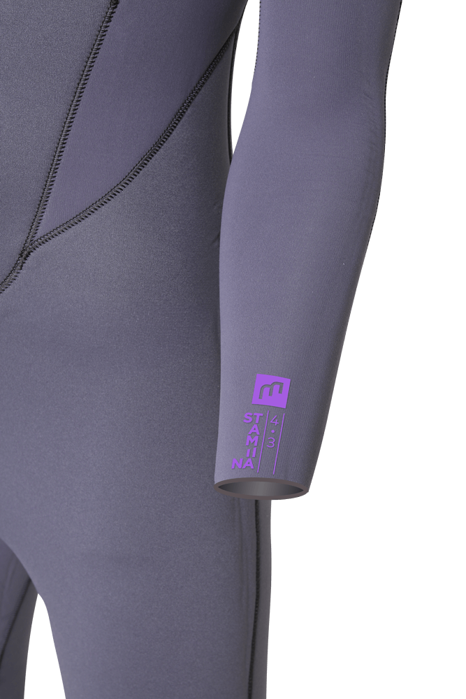 STAMIINA SURFSCHOOL WETSUITS WOMEN BACKZIP STEAMER 4/3 - MDNS SURF