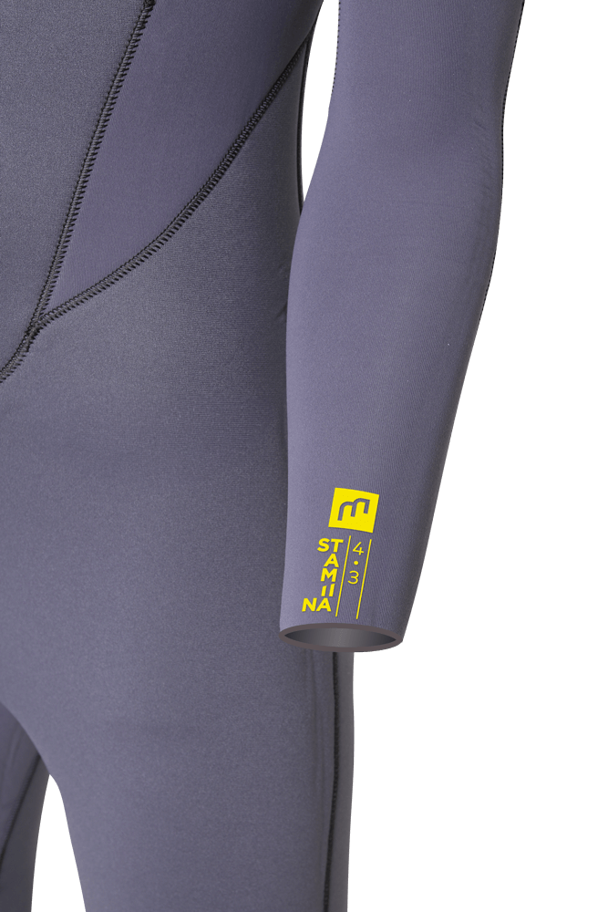 STAMIINA SURFSCHOOL WETSUITS WOMEN BACKZIP STEAMER 4/3 - MDNS SURF