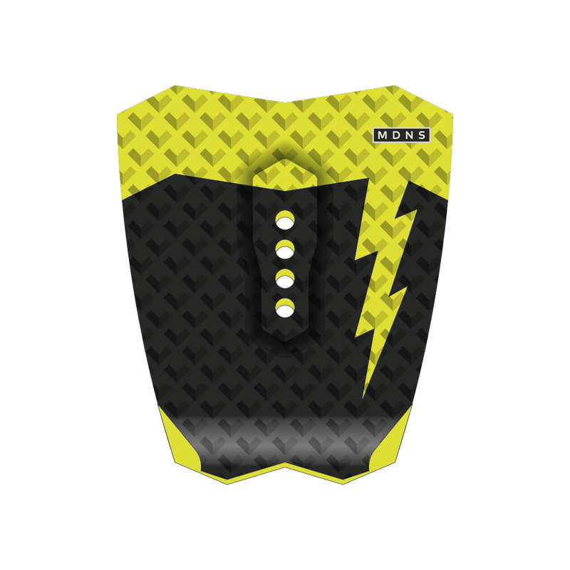 MDNS SURF - Pads - Tractions Pad Junior - Lightning Black/Lime - 1 Piece
