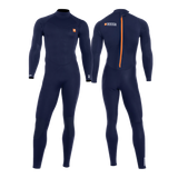 MDNS SURF - Men's Wetsuits - Pioneer CR-Foam - 5/4/3 Back Zip Steamer - Navy/Orange